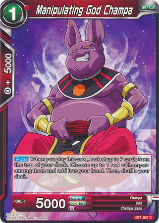 Manipulating God Champa BT1-007 C